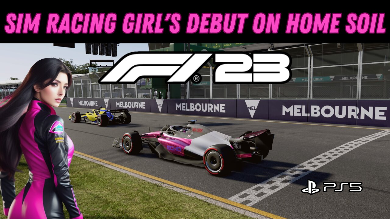 F1 at Albert Park for the First Time #simracing #f12023 #f12023game #ps5gameplay