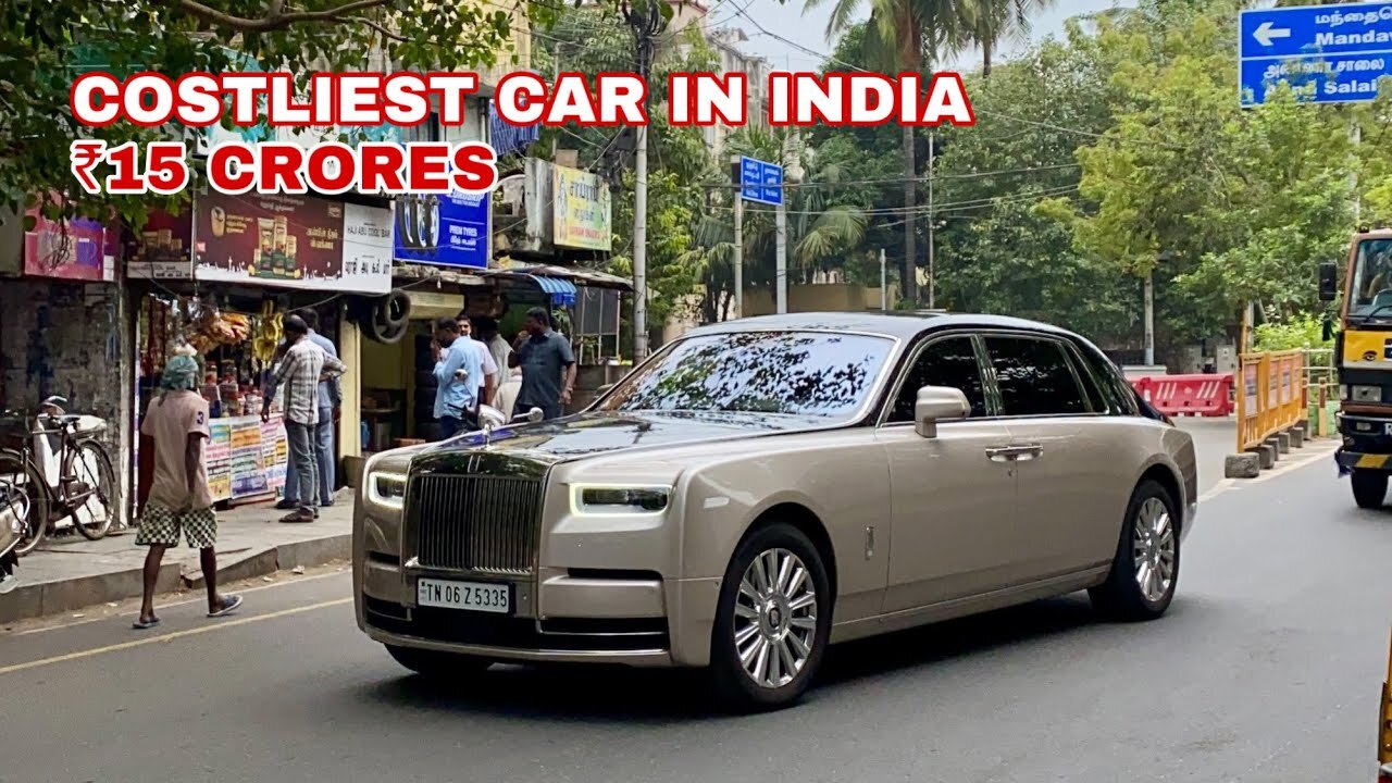 INDIA'S MOST EXPENSIVE CAR | ROLLS-ROYCE PHANTOM 8