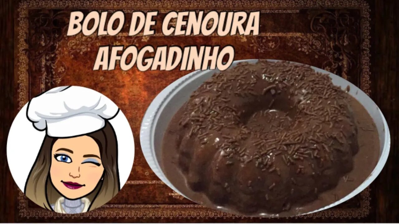 [TENDÊNCIA] Bolo de Cenoura Afogadinho | Feito com cenoura cozida - Fofinho e Fácil | Faça e venda