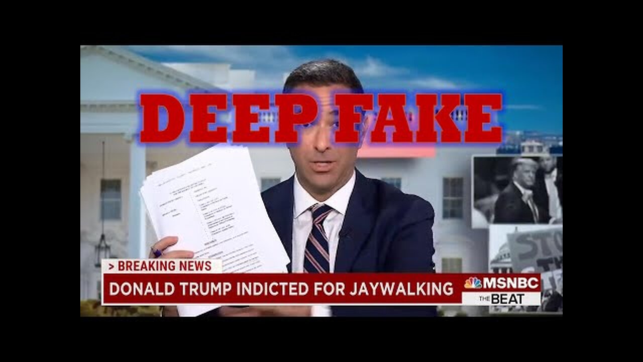 TRUMP INDICTED FOR JAYWALKING (DEEP FAKE)