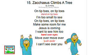 Zacchaeus Climbs A Tree - Fun Sing-A-Long for Kids