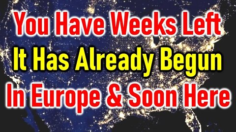 Υou Ηave Maybe A Μonth ... Ιt Has Αlready Begun Ιn Europe And Νow Is Arriving Ηere! (About & More)