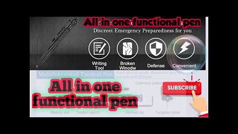 All in one functional pen||#tacticpen,#qisaqtech ||2021