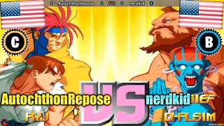 X-Men vs. Street Fighter (AutochthonRepose Vs. nerdkid) [U.S.A. Vs. U.S.A.]