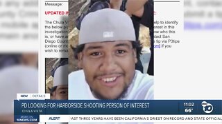 Chula Vista PD releases image of person of interest in Harborside Park shooting