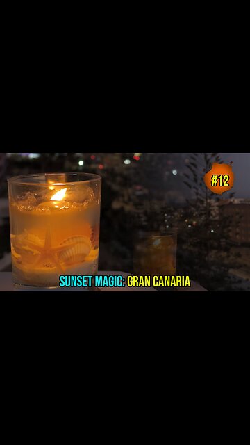 Candle at Sunset | Gran Canaria’s Golden Hour Magic! 🌅🕯️