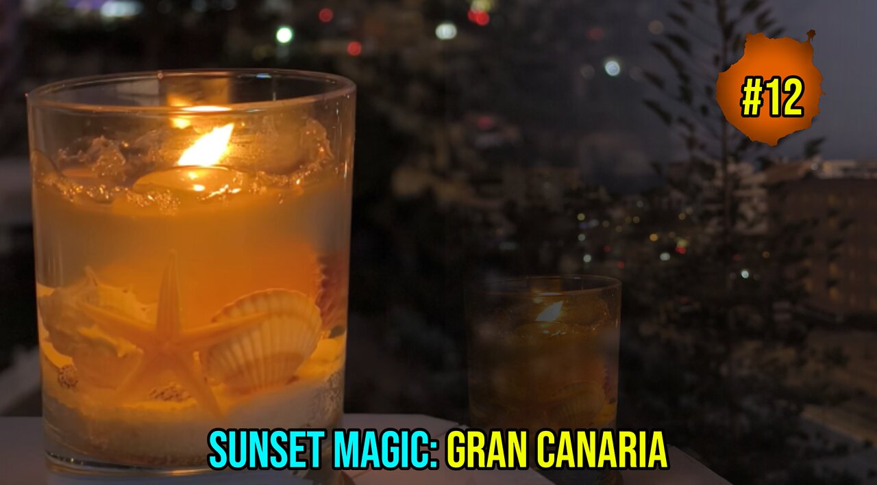 Candle at Sunset | Gran Canaria’s Golden Hour Magic! 🌅🕯️