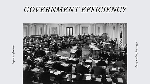 The efficiency experts are coming!