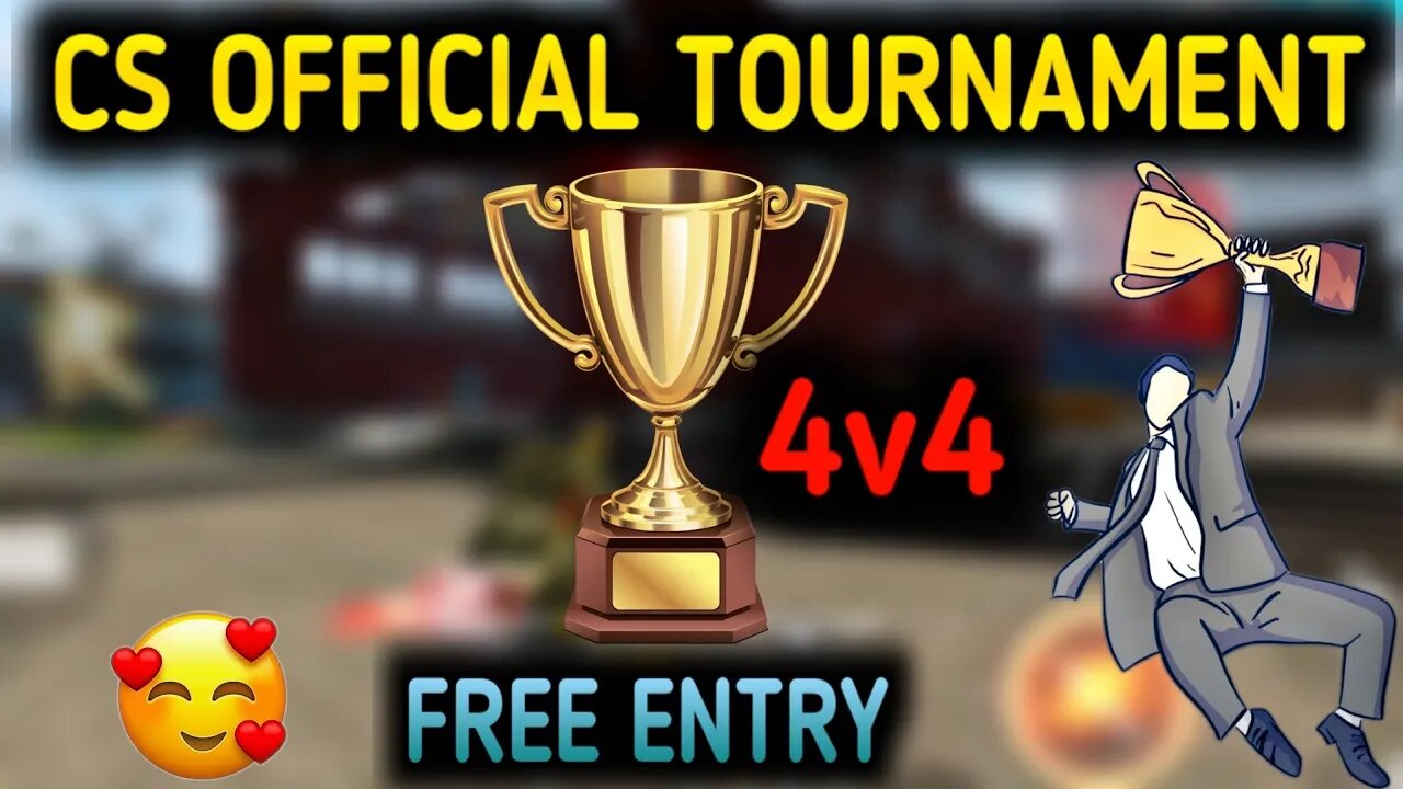 FREE FIRE OFFICIAL TOURNAMENT || FREE FIRE CUSTOM ROOM || CS TOURNAMENT || FREE ENTRY - ROCK MUNNA