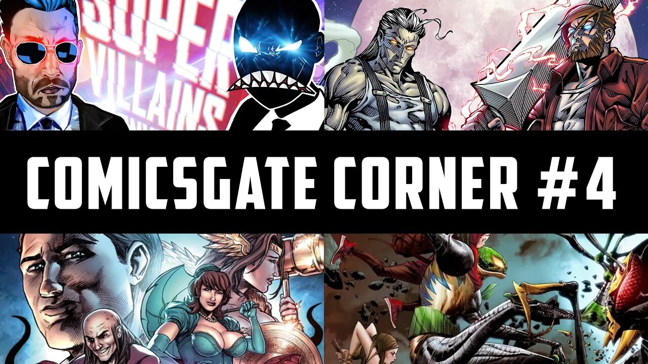 Comicsgate Corner #4 – Supervillains Anonymous | Replicator 3 | SuperHarem + KarlO'Rowe | Cyberfrog