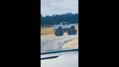 Getting behind GingerBilly in his monster truck