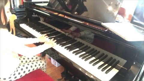 Serena Cuellar - plays piano (Jingle Bell Rock) 4-5-2020