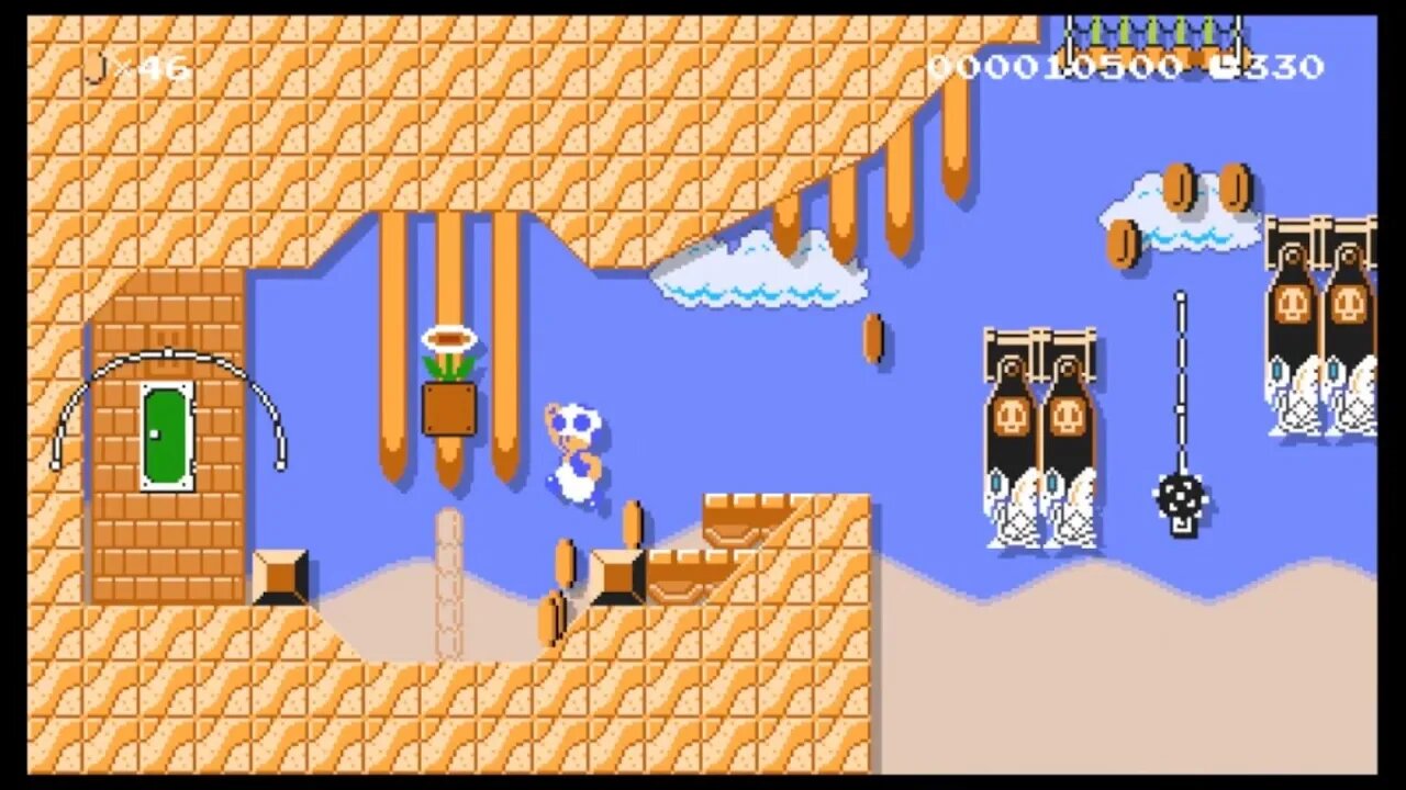 Mario Maker 2 SMB Desert Levels