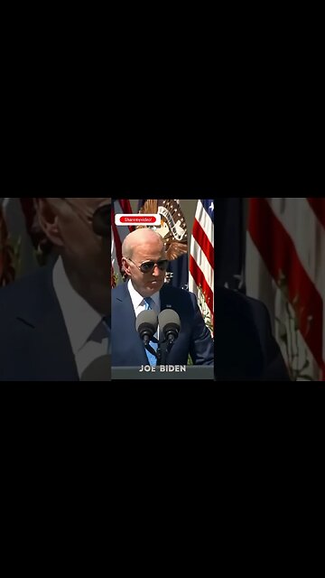Biden Finishes His Speech, Walks Away From The Podium, And Just Stands There