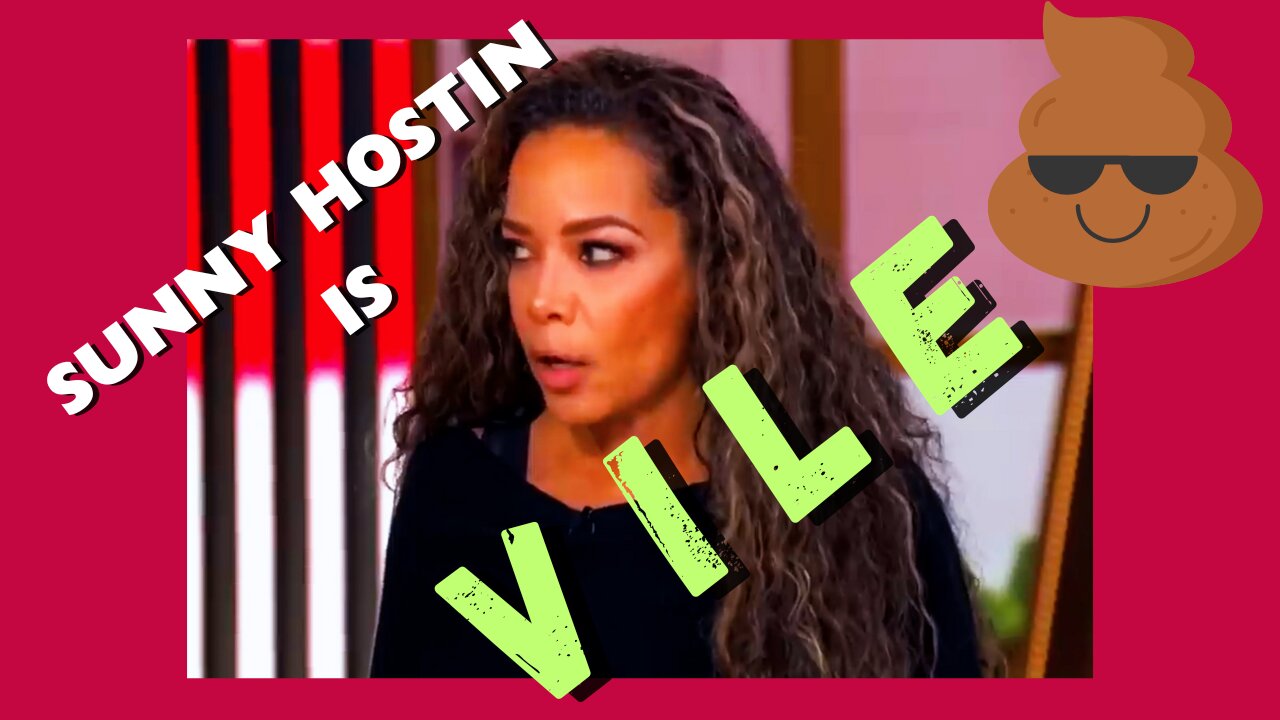 Sunny Hostin is VILE #election2024