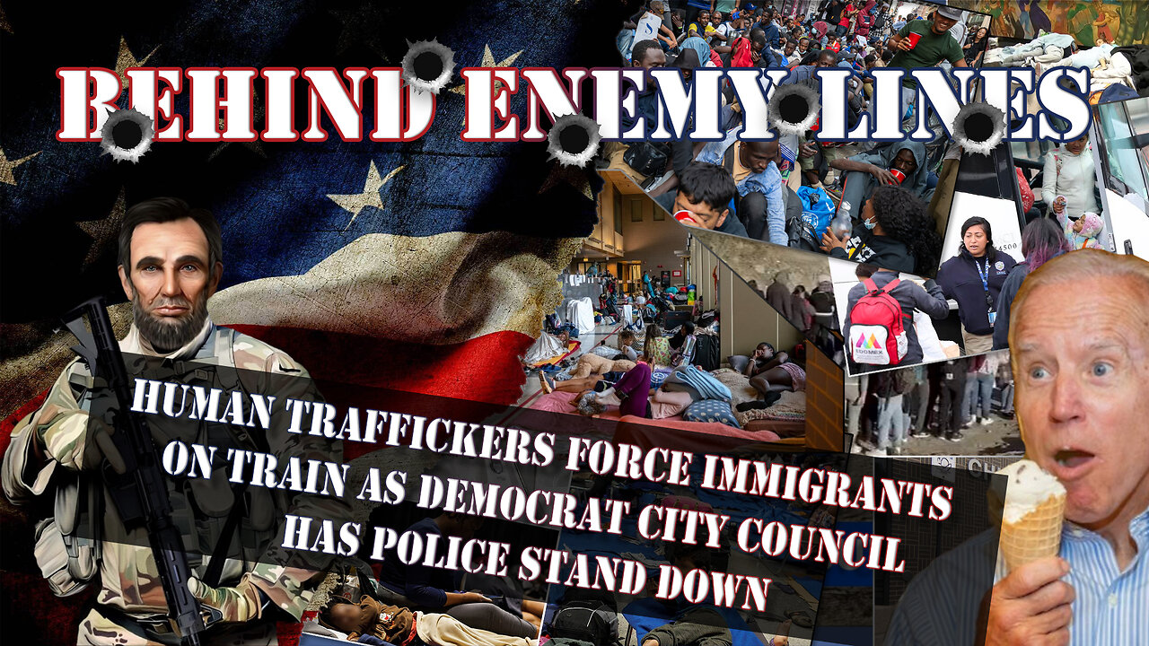 Human Traffickers force immigrants on train as Democrat City Council has police stand down