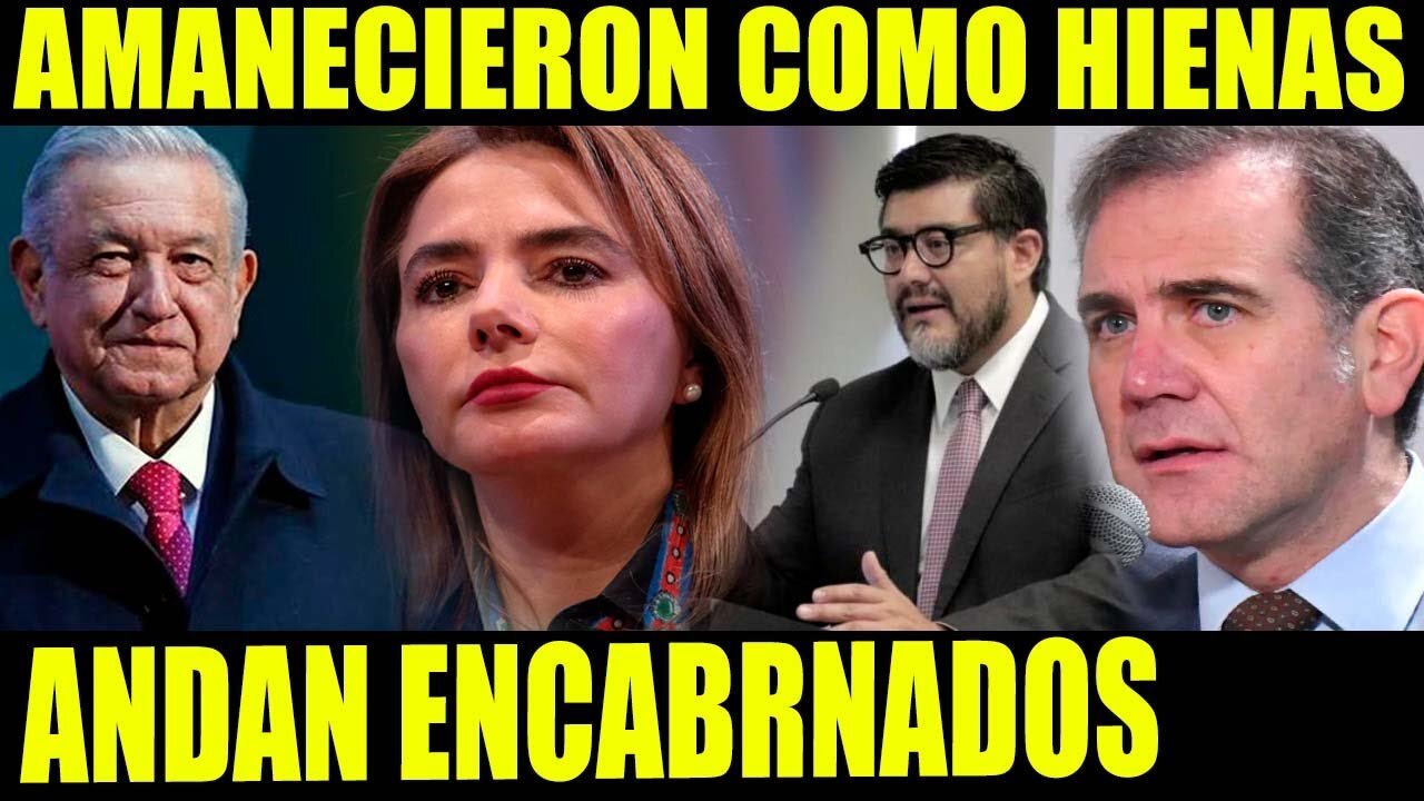 AMLO ¡SE ENTERA AL DESPERTAR! ANDAN COMO HIENAS EN EL INE, MONDRAGON QUEDO GRABADO