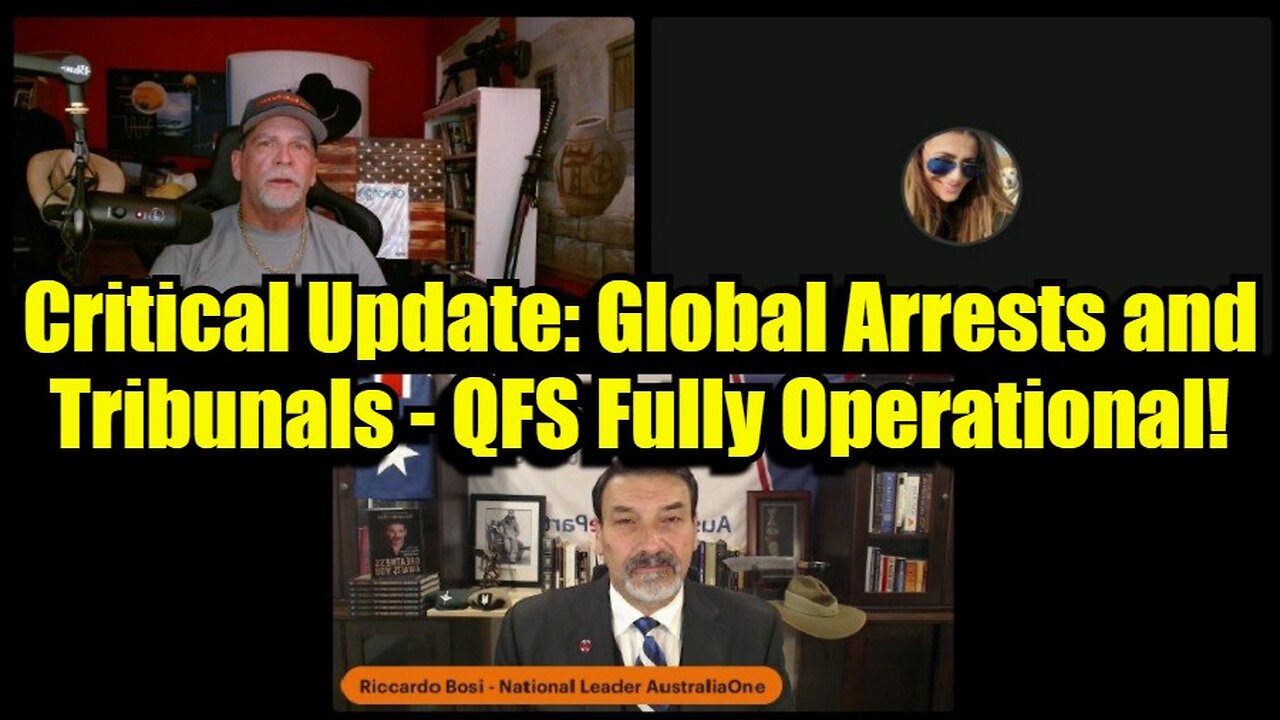 Riccardo Bosi, Capt. Kyle, Kelly: Critical Update: Global Arrests and Tribunals - QFS Fully Operational 10/18/24