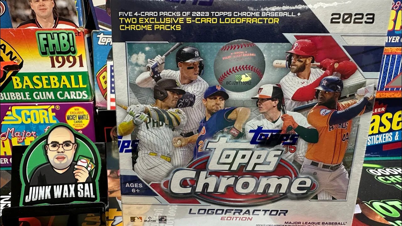 2023 Topps Chrome Baseball Logofractor Box