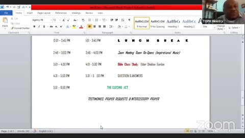 TOPM Ministry's Personal Meeting Room