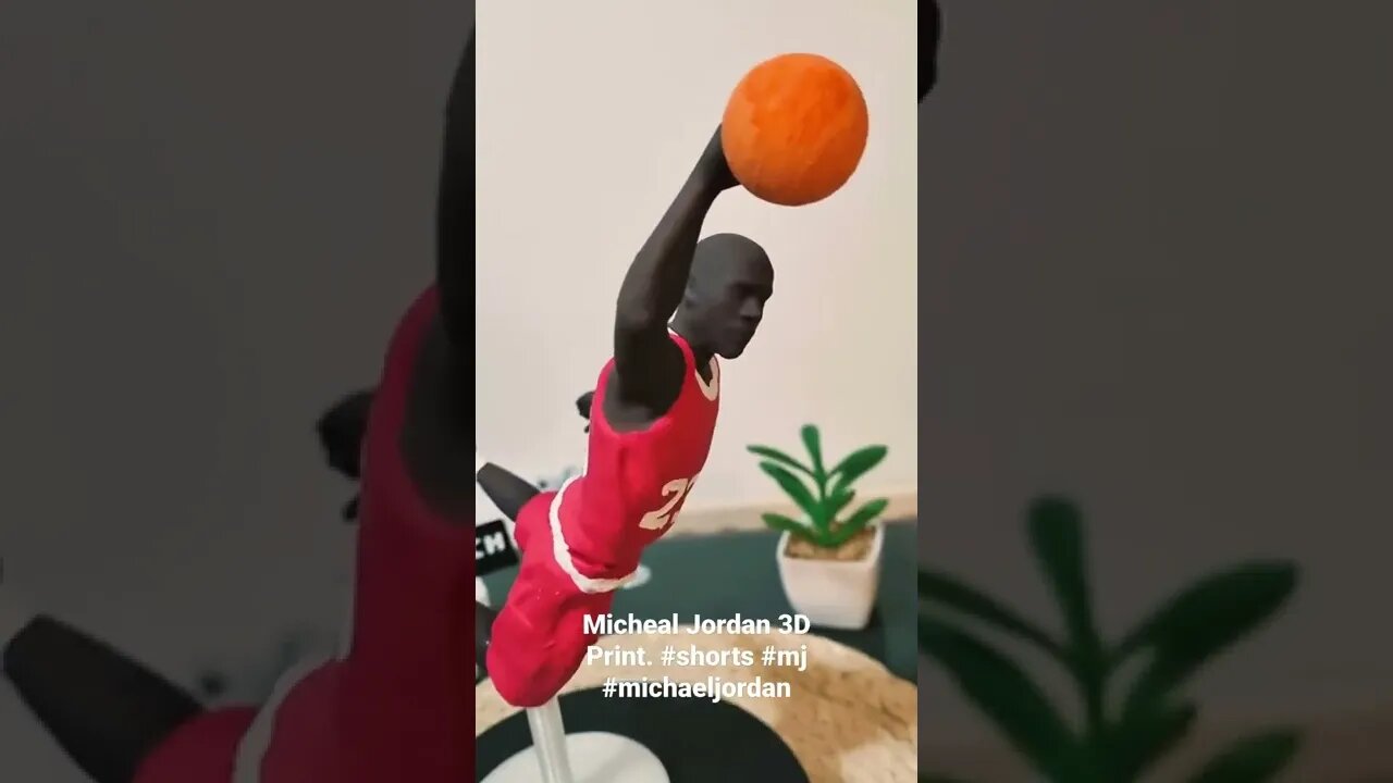 Michael Jordan 3D Print. #shorts #mj #michaeljordan