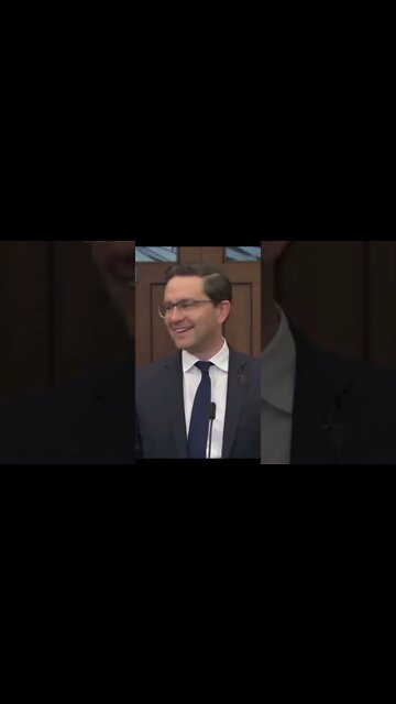 Pierre Poilievre Gets Heckled by reporter