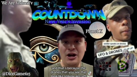 Countdown: New Year's Fake Alien 👽 Invasion... "U.S. Military 🪖 Man Message" #VishusTv 📺