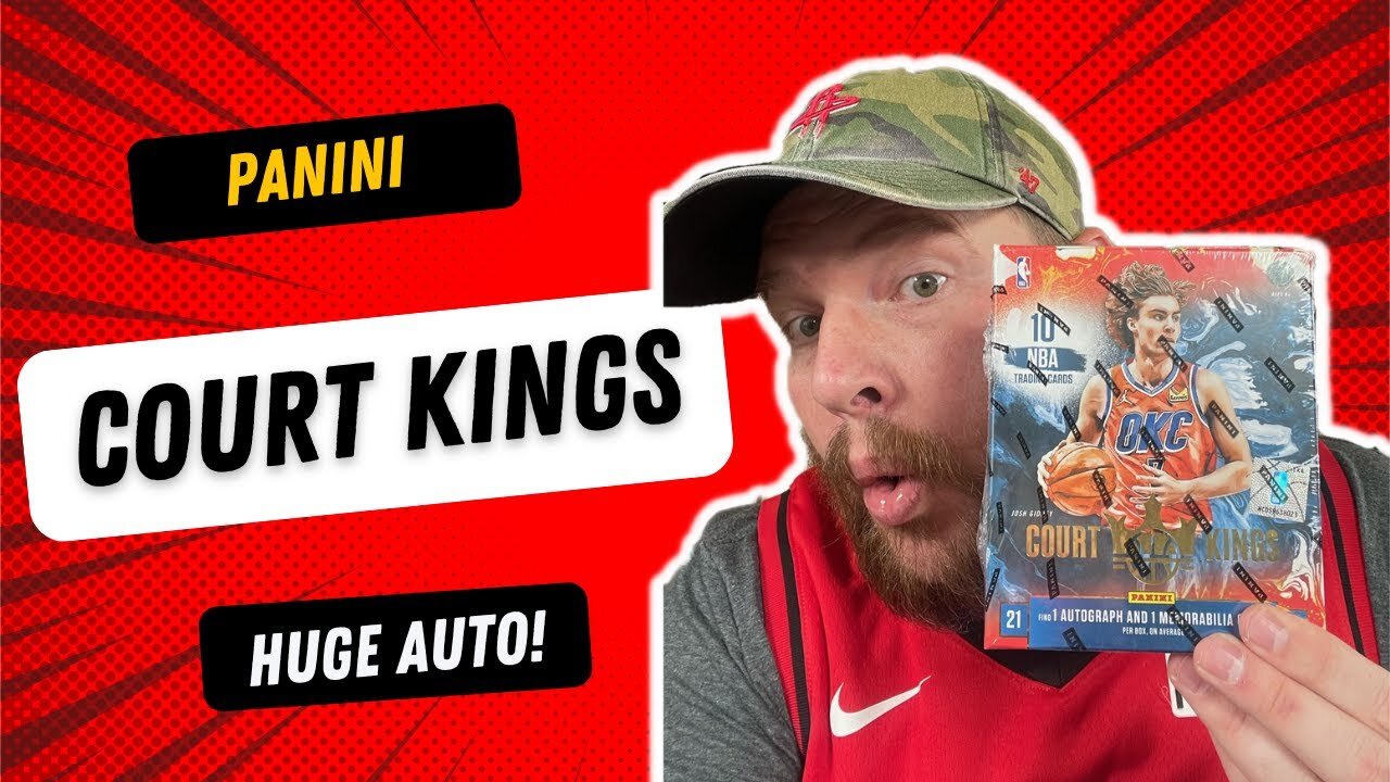 Unboxing the 2021 Panini Court Kings Hobby Box and Revealing a Monster Autograph!