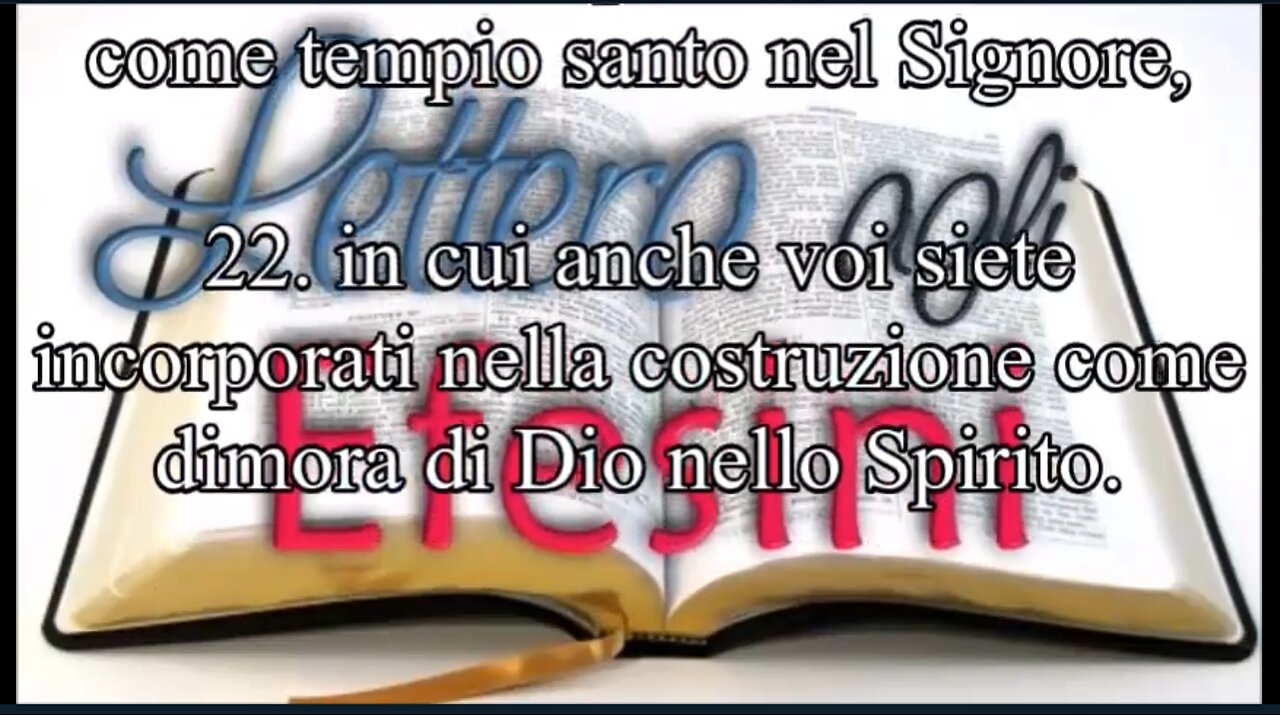 Efesini~Cap2 San Paolo scrisse:Anche voi eravate morti per le vostre colpe e i vostri peccati,nei quali un tempo viveste alla maniera di questo mondo,seguendo il principe delle potenze dell'aria,quello spirito che opera negli uomini ribelli