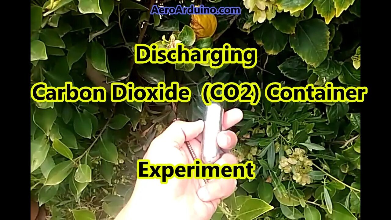 Carbon Dioxide CO2 Discharging in the water Experiment What Will Happen