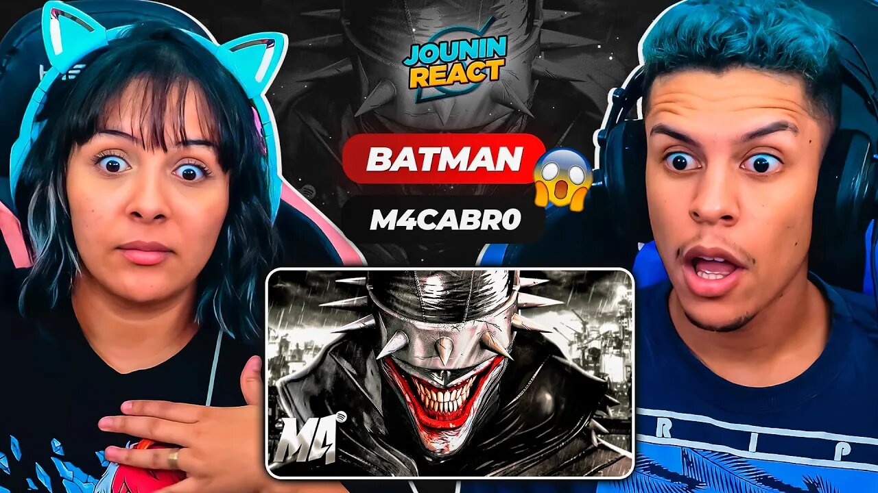 Batman Que Ri (DC Comics) - Piada Mortal | M4rkim | [React Rap Nerd] 🔥