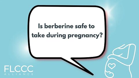 Is berberine safe to take during pregnancy?