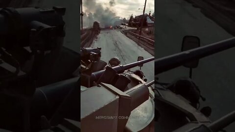 A Column Of Russian Airborne Forces Advancing Near Gostomel, Kyiv Region!