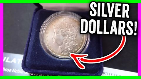 SILVER MORGAN DOLLAR COINS WORTH MONEY - INVESTING IN SILVER COINS!!