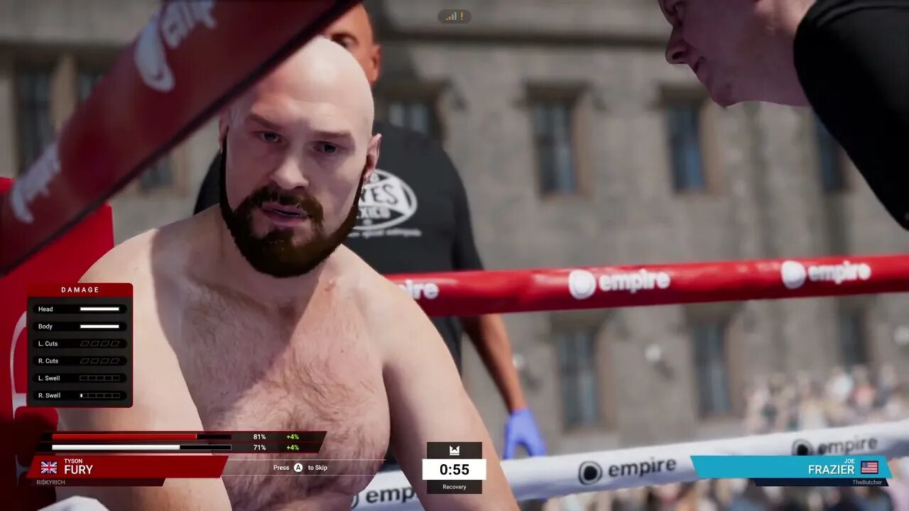 Undisputed Boxing Online Tyson Fury vs Smokin' Joe Frazier - Risky Rich vs The Butcher