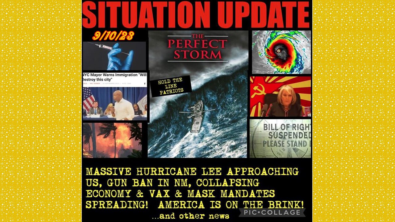 SITUATION UPDATE 9/10/23 - Vaccine Mandates Continue, Trump South Dakota Rally, Obama Corruption