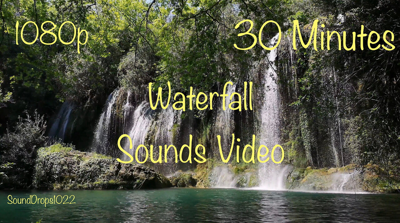 Take A Break With 30 Minutes Of Waterfall Sounds Video