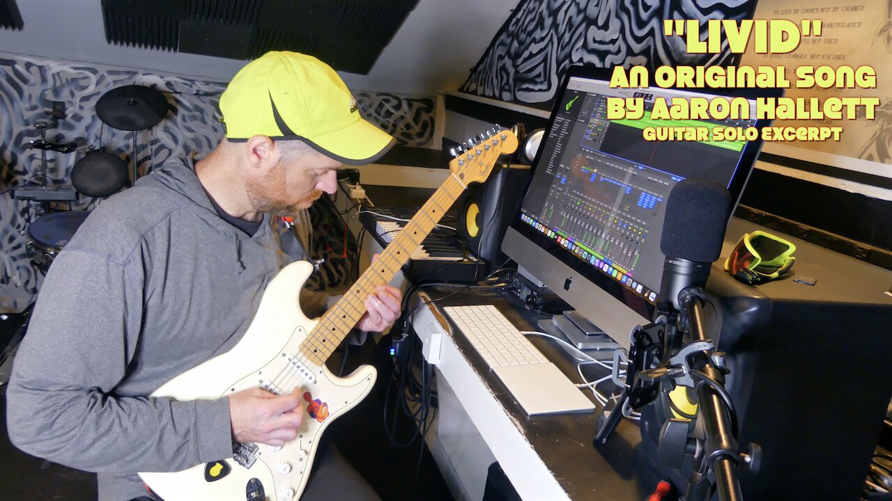"Livid" an Original Song by Aaron Hallett Guitar Solo Excerpt