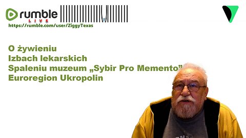 Dr Jerzy Jaśkowski o żywieniu, Izbach lekarskich, muzeum Sybiraków i Ukropolin