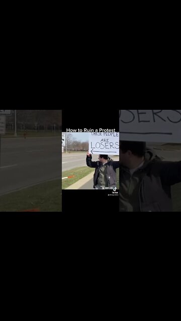 Trolling pro abortion protesters