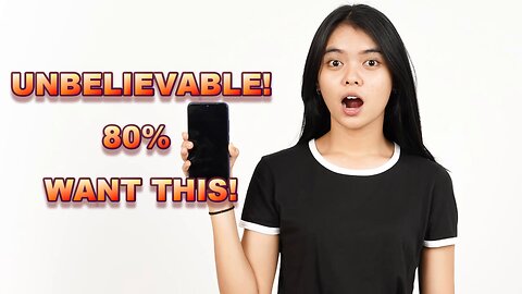 UNBELIEVABLE! 80% WANT THIS!