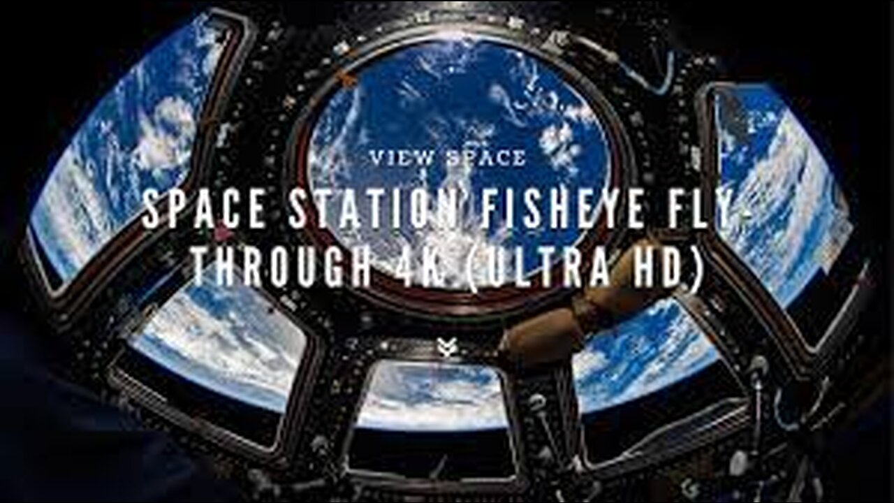 Space Station Fisheye Fly-Through 4K (Ultra HD)