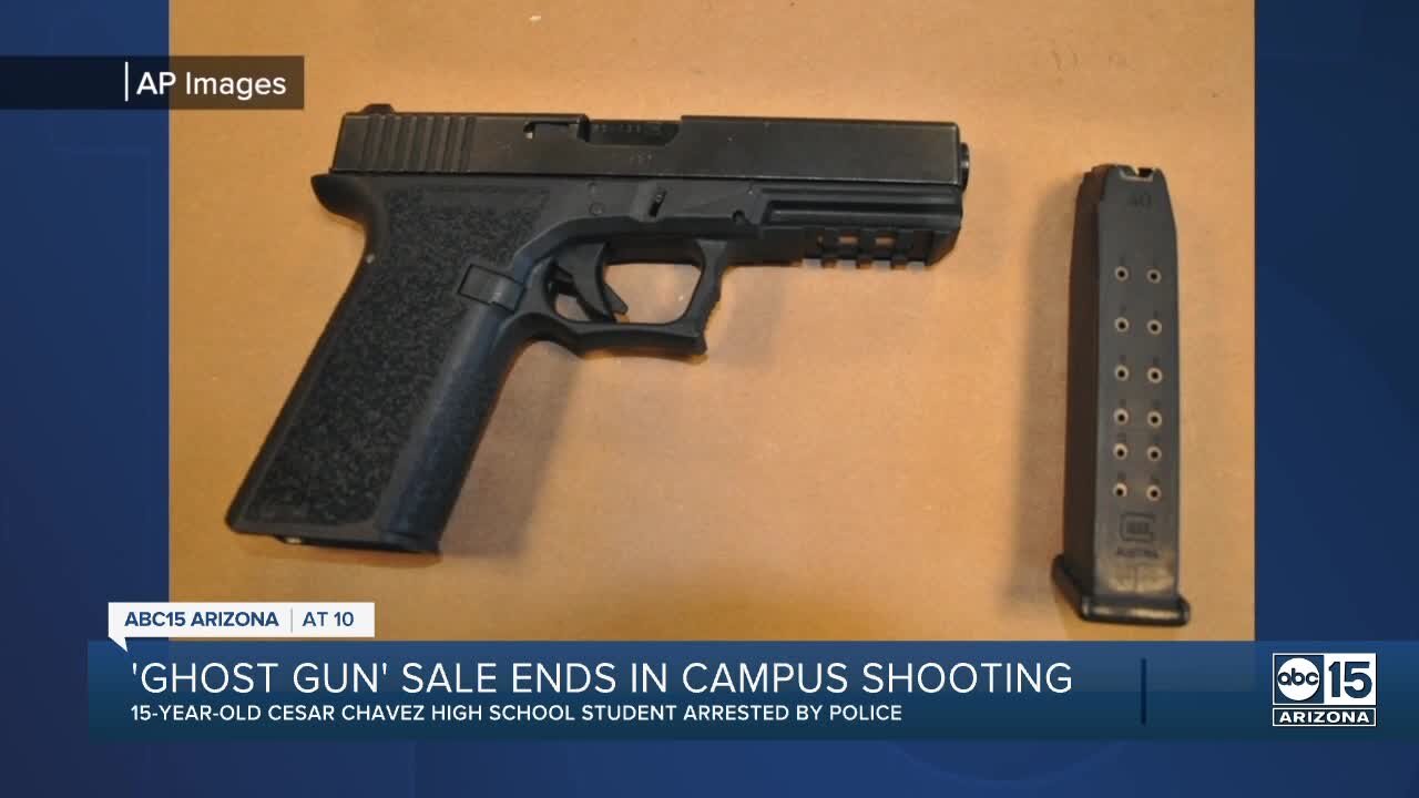 Phoenix police confirm ‘ghost gun’ used in Cesar Chavez High School shooting