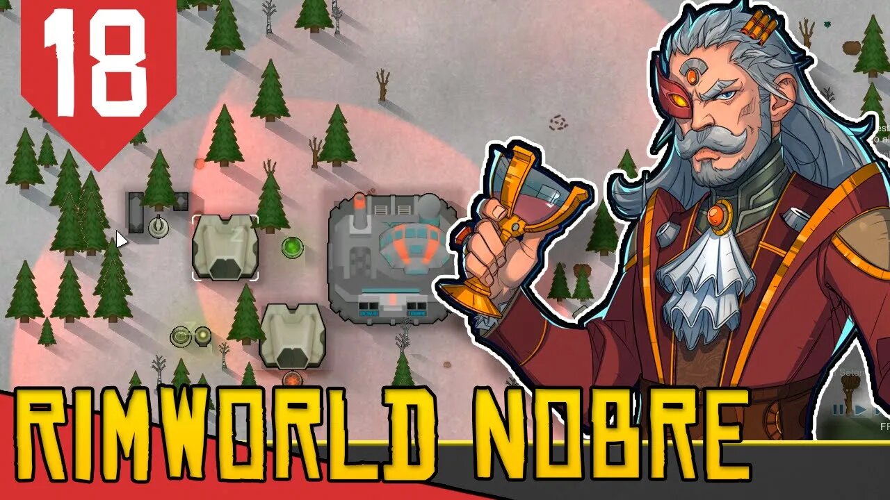 Sendo DESPEDAÇADO Por ROBÔS! - Rimworld Royalty Base Aberta #18 [Gameplay Português PT-BR]