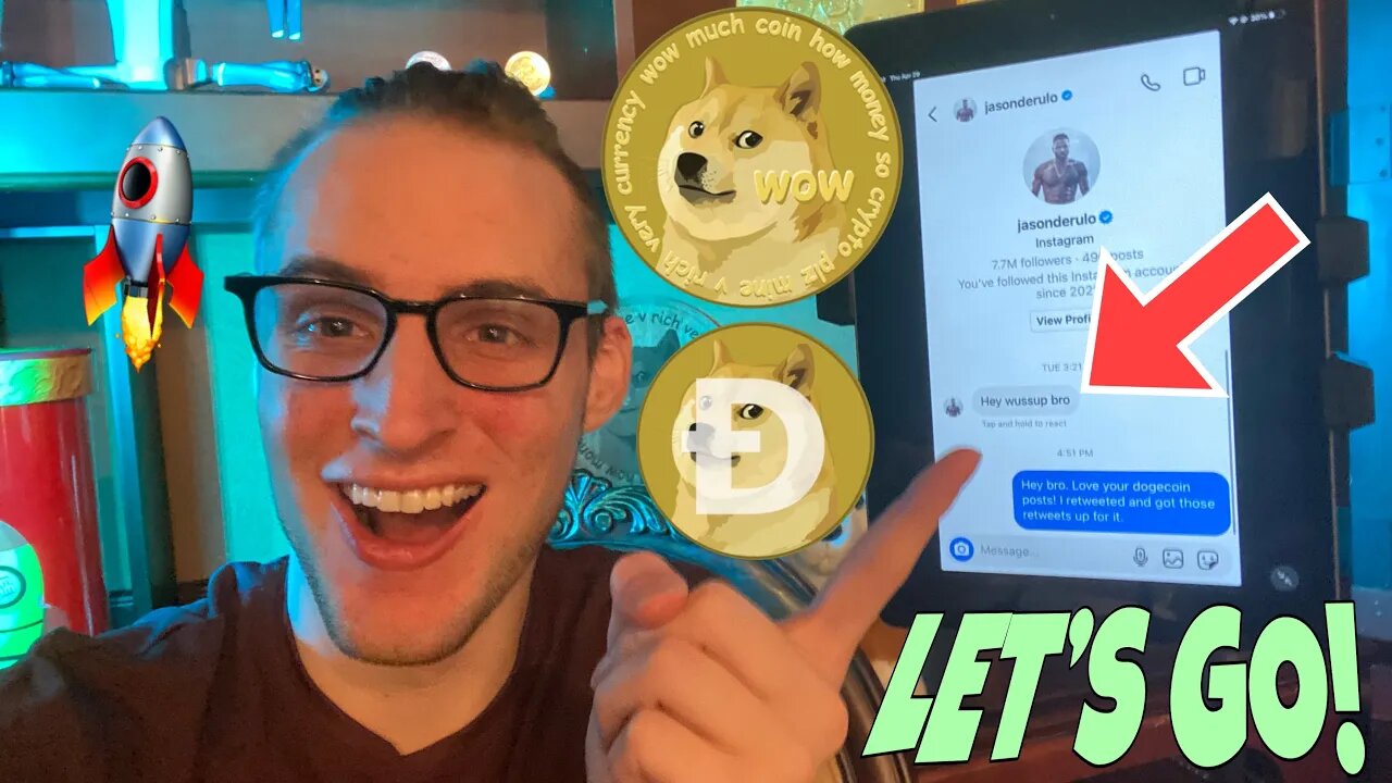 HUGE Celebrity Just Sent Us A DM ⚠️ Dogecoin Community ⚠️ GET EXCITED!!! 🚀