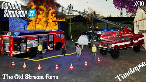Farm Catches on FIRE due to OVERHEATING Tractor | Farming Simulator 22 | Episode 10 