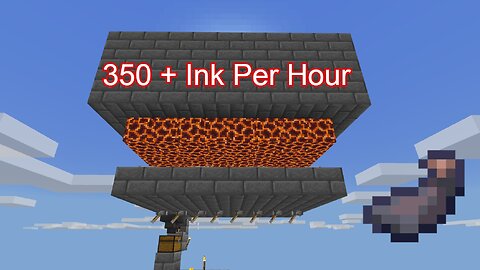 Easy AFK Squid Ink Farm with AFK BOX Minecraft Bedrock 1.20 (MCPE/Xbox/PS4/Nintendo Switch/PC)