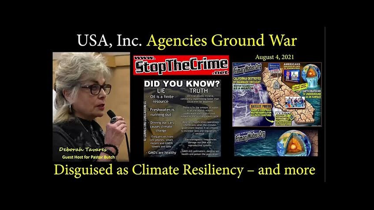 Ground War Disguised as Climate Resiliency Deborah Tavares