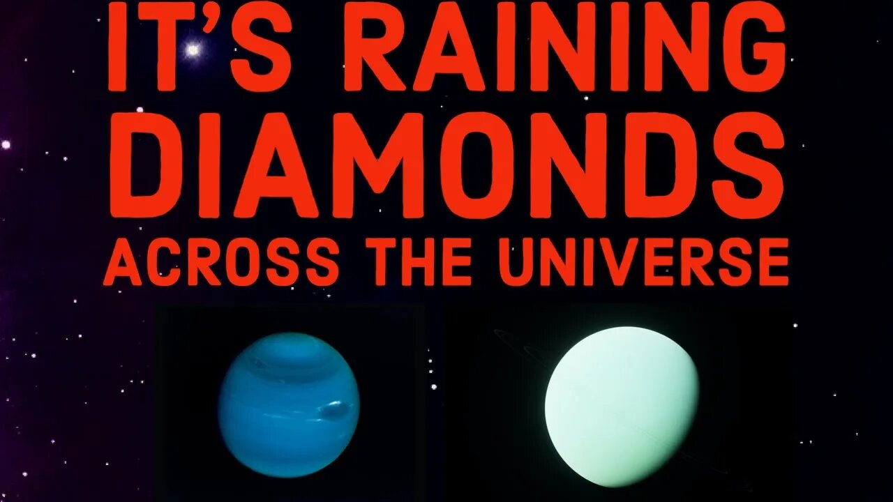 It's raining diamonds across the universe, research suggests