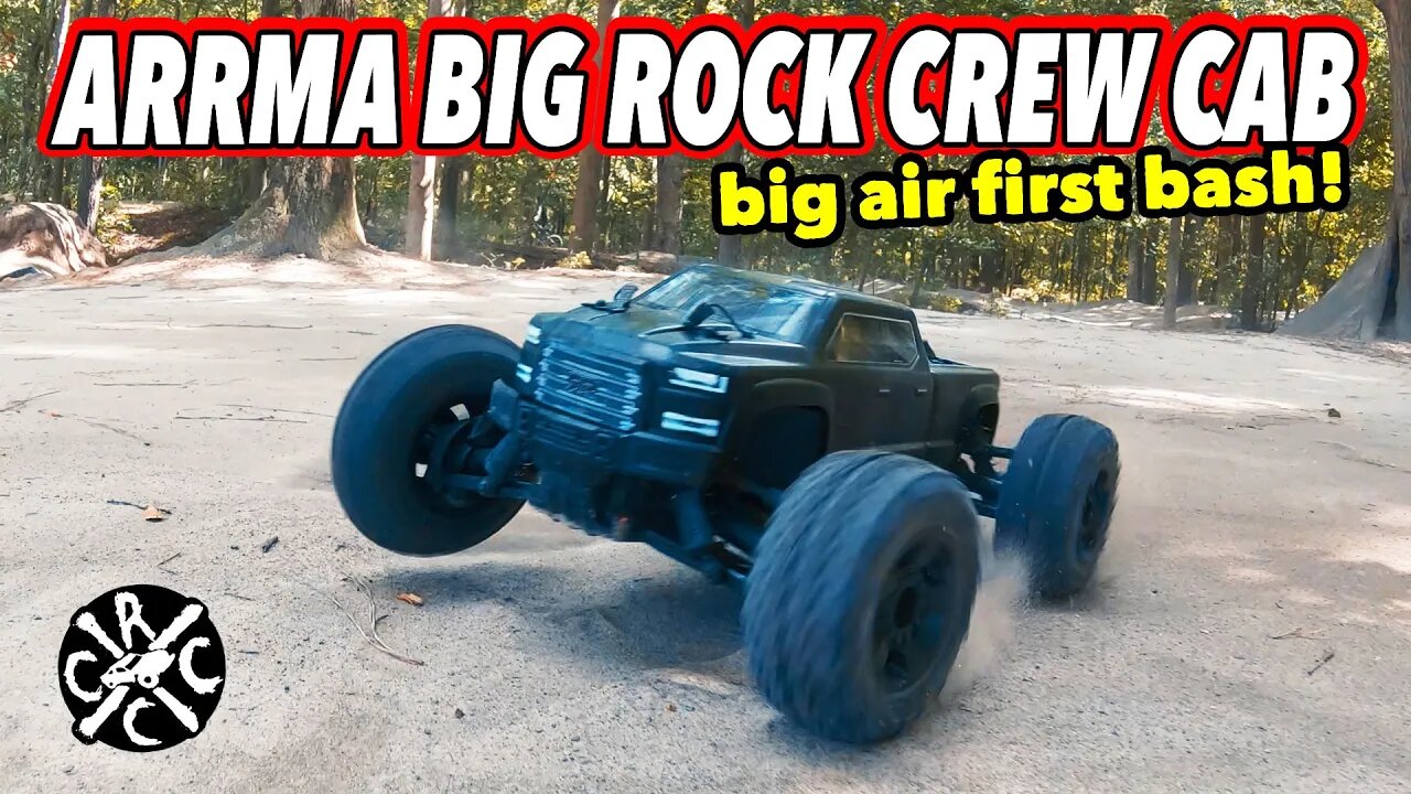 NEW ARRMA Big Rock Crew Cab V3 Gets Thrashed On Its First Bash!!